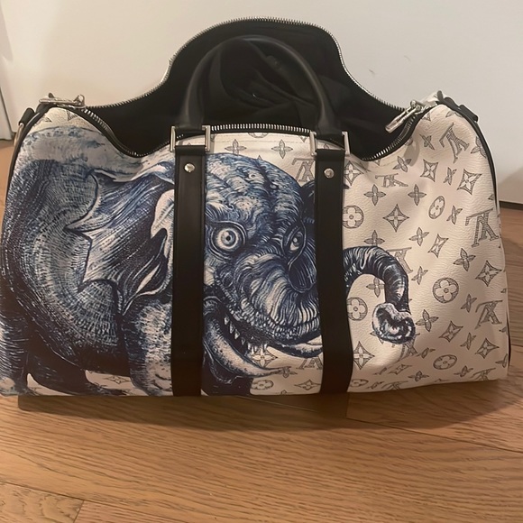 Louis Vuitton x Chapman brothers duffel bag size 45 , rare collection piece. - Picture 1 of 11